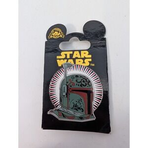 Star Wars Boba Fett Helmet Disney Trading Metal Enamel Pin 2014